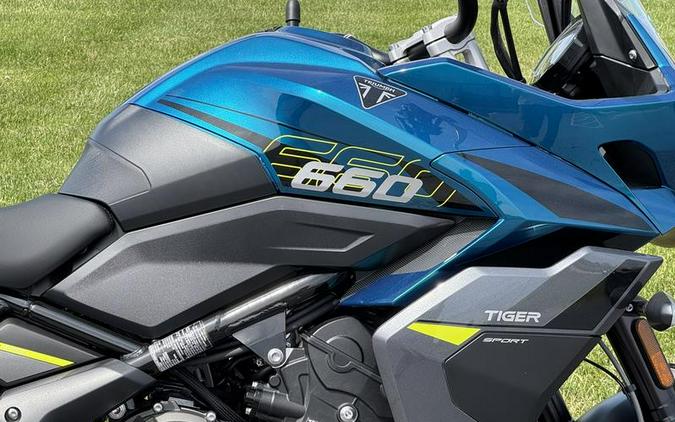 2026 Triumph Tiger Sport 660 Interstellar blue / Mineral grey