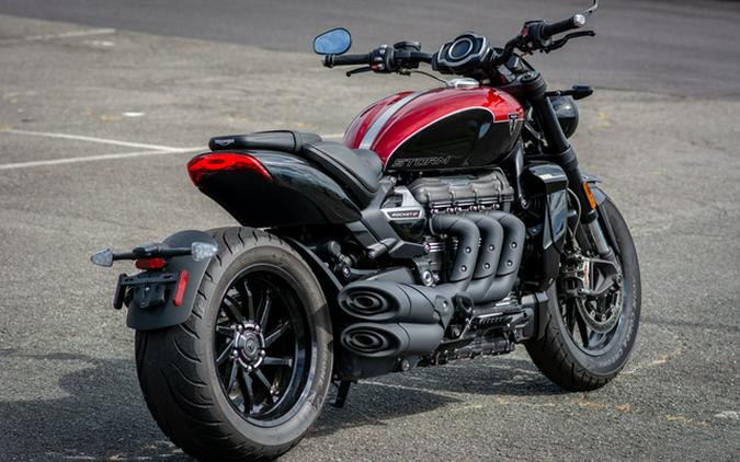 2025 Triumph Rocket 3 Storm R Carnival Red/Sapphire Black