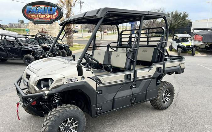 New 2024 KAWASAKI MULE PROFXT 1000 LE PLATINUM RANCH EDITION METALLIC STARDUST WHITE