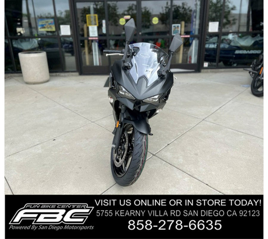 2026 Kawasaki Ninja 500 Metallic Flat Spark Black