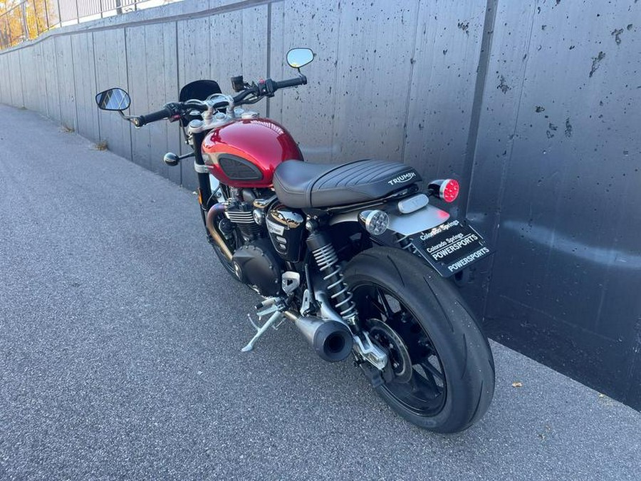 2022 Triumph Speed Twin Red Hopper