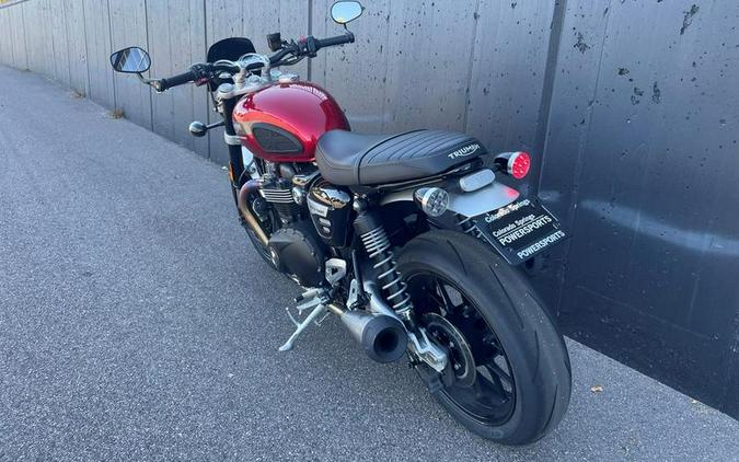 2022 Triumph Speed Twin Red Hopper