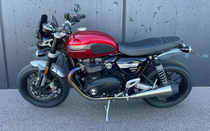 2022 Triumph Speed Twin Red Hopper