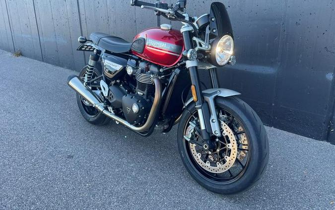 2022 Triumph Speed Twin Red Hopper