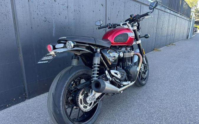 2022 Triumph Speed Twin Red Hopper