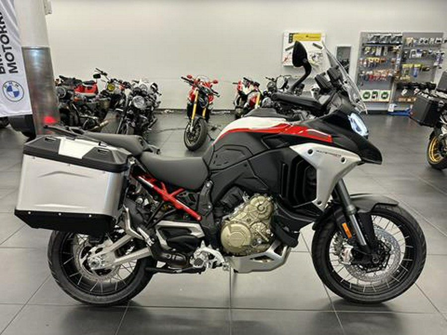 2025 Ducati Multistrada V4 Rally Adventure Travel & Radar