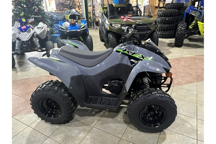 2024 Kawasaki KFX® 90 - Battle Gray (youth)