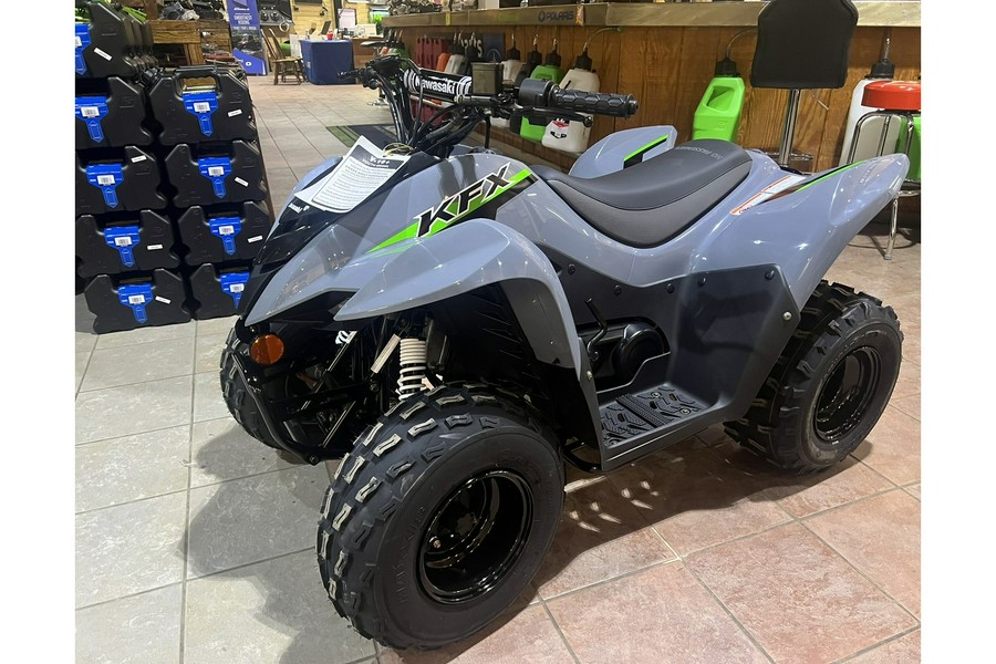 2024 Kawasaki KFX® 90 - Battle Gray (youth)