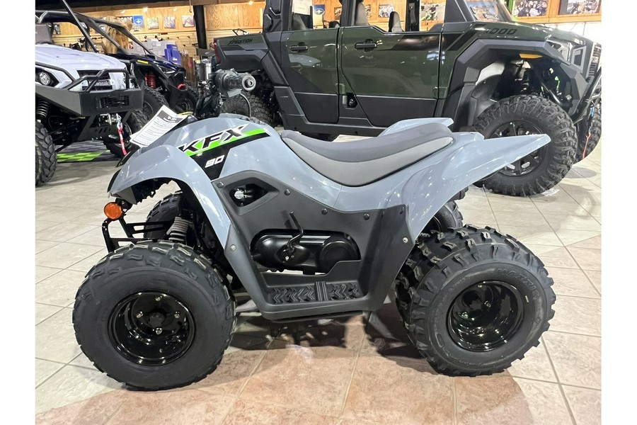 2024 Kawasaki KFX® 90 - Battle Gray (youth)