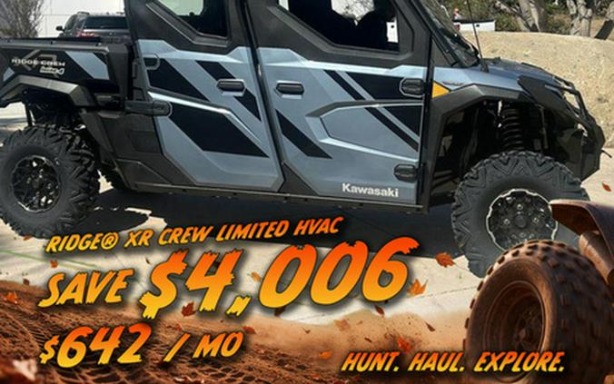 2025 Kawasaki RIDGE XR Crew Limited HVAC