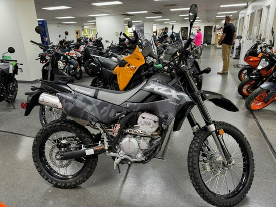 2024 Kawasaki KLX300 Cypher Camo Gray