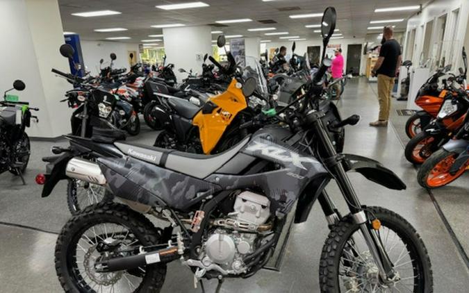 2024 Kawasaki KLX300 Cypher Camo Gray