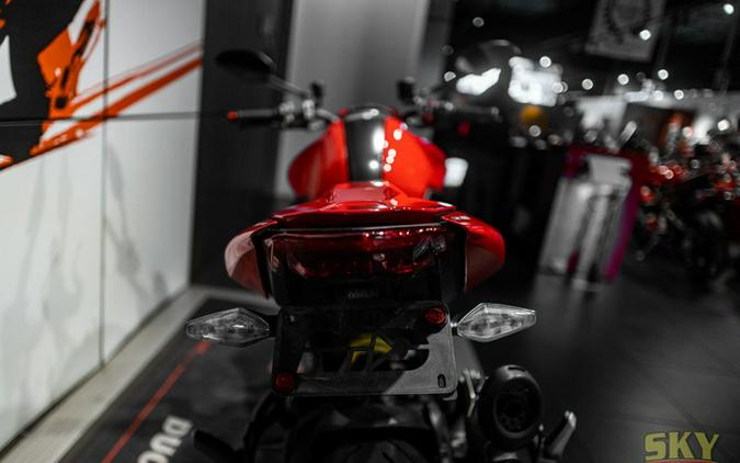 2021 Ducati Monster + Ducati Red