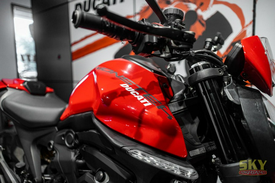 2021 Ducati Monster + Ducati Red