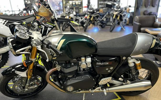 2023 Triumph Thruxton RS Competition Green / Silver Ice