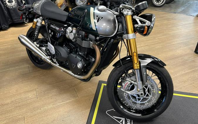 2023 Triumph Thruxton RS Competition Green / Silver Ice