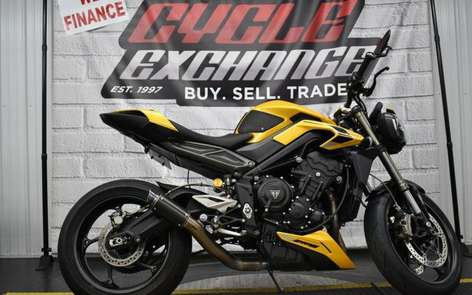 2024 Triumph Street Triple 765 RS Cosmic Yellow