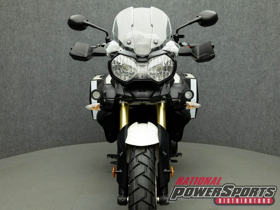 2012 TRIUMPH TIGER 800 W/ABS