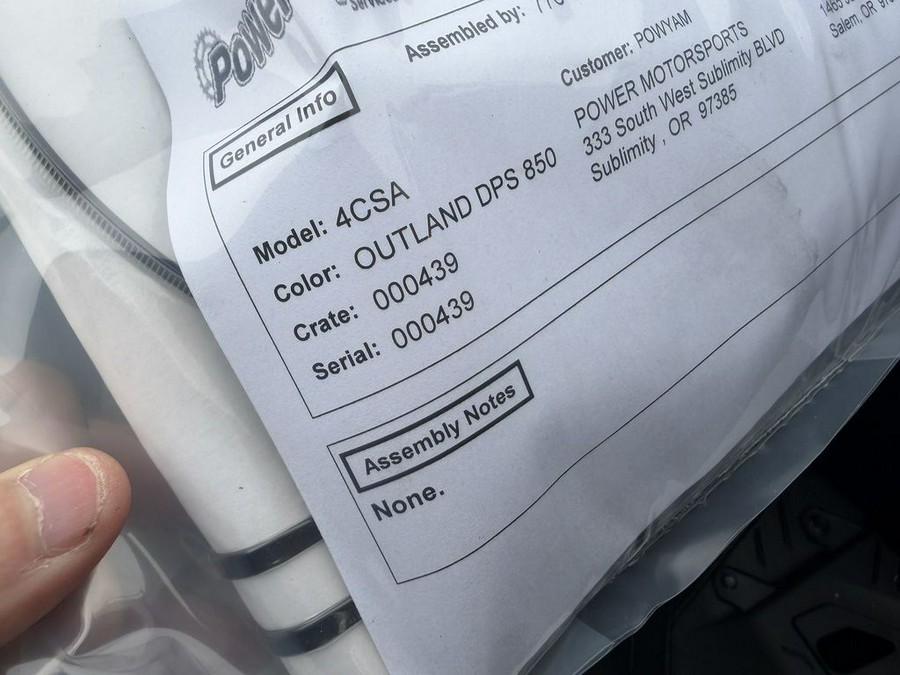 2025 Can-Am® Outlander DPS 850