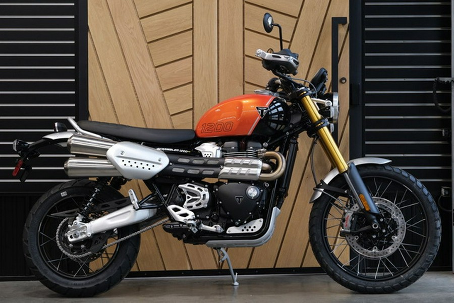 2024 Triumph Scrambler 1200 XE Baja Orange / Phantom Black XE BAJA ORANGEPHANTOM BLACK