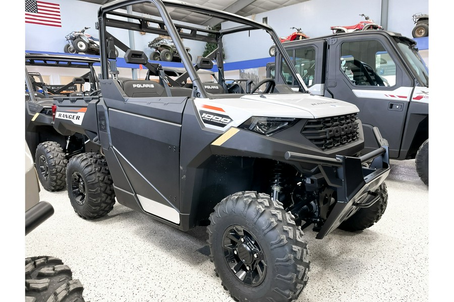 2024 Polaris Industries RANGER 1000 Premium White Lightning with Kolpin Doors