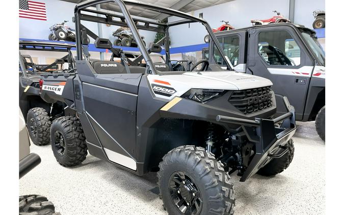 2024 Polaris Industries RANGER 1000 Premium White Lightning with Kolpin Doors