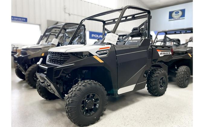 2024 Polaris Industries RANGER 1000 Premium White Lightning with Kolpin Doors