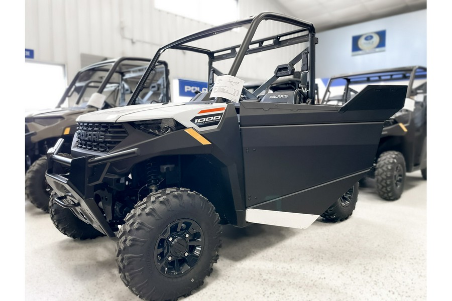 2024 Polaris Industries RANGER 1000 Premium White Lightning with Kolpin Doors