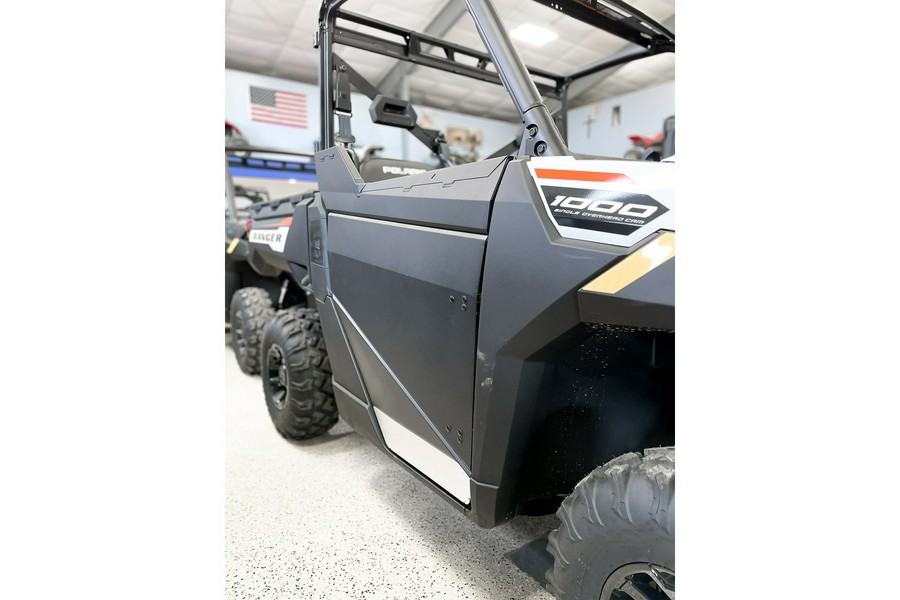 2024 Polaris Industries RANGER 1000 Premium White Lightning with Kolpin Doors