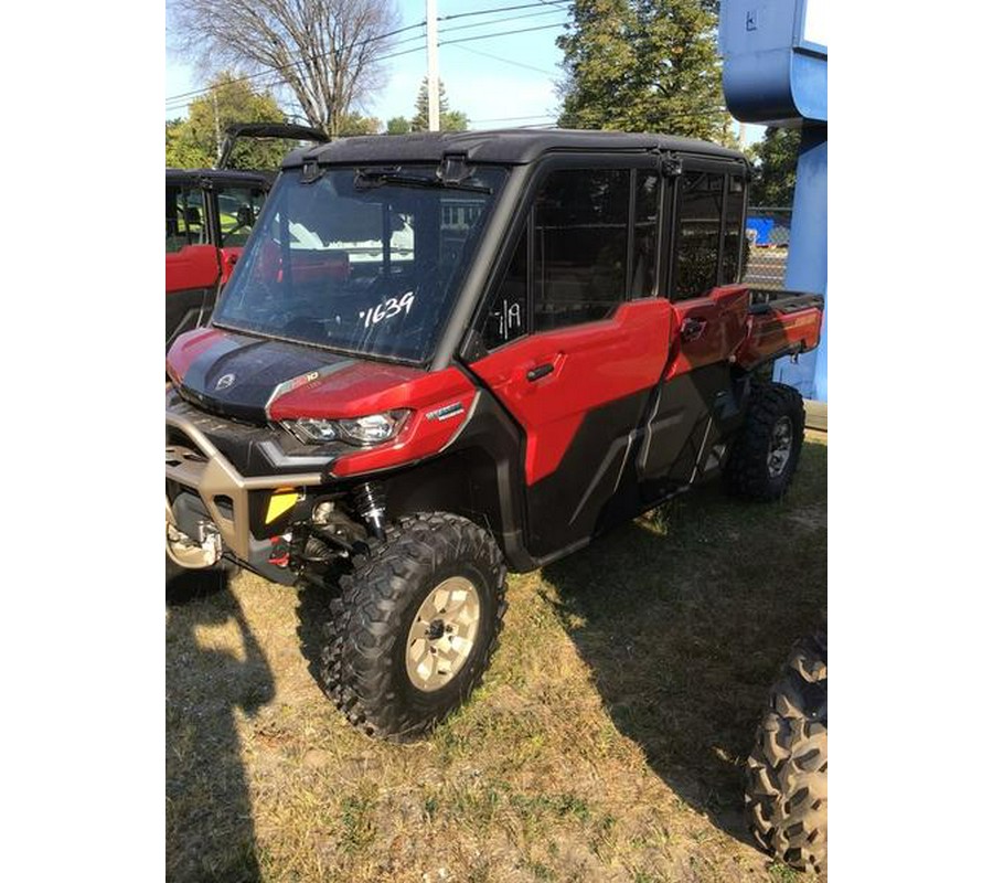 2025 Can-Am® Defender MAX Limited CAB HD10-Fiery Red