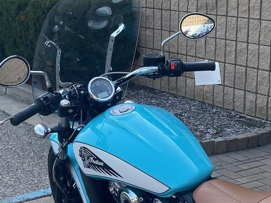 2021 Indian Motorcycle® Scout® ABS Icon Arizona Turquoise/Pearl White