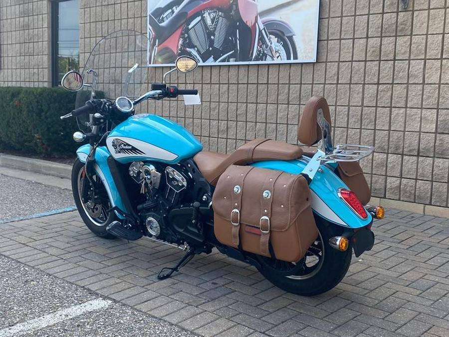 2021 Indian Motorcycle® Scout® ABS Icon Arizona Turquoise/Pearl White