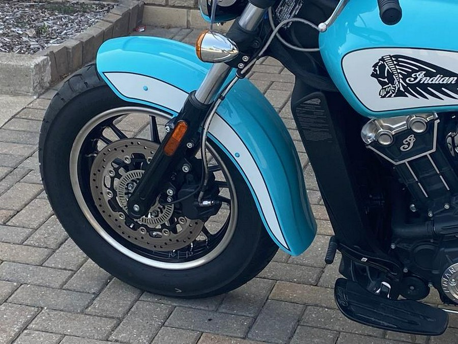 2021 Indian Motorcycle® Scout® ABS Icon Arizona Turquoise/Pearl White