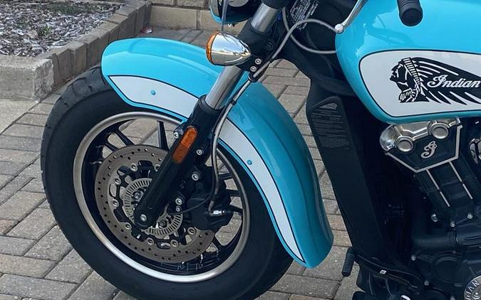 2021 Indian Motorcycle® Scout® ABS Icon Arizona Turquoise/Pearl White