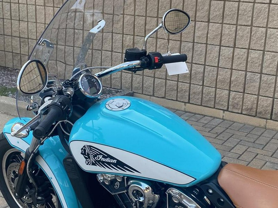 2021 Indian Motorcycle® Scout® ABS Icon Arizona Turquoise/Pearl White