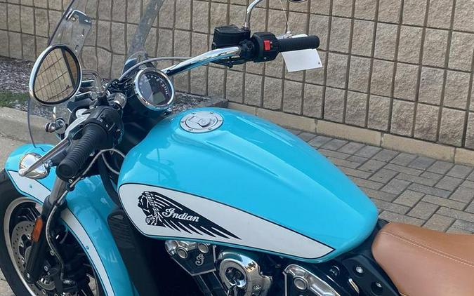 2021 Indian Motorcycle® Scout® ABS Icon Arizona Turquoise/Pearl White