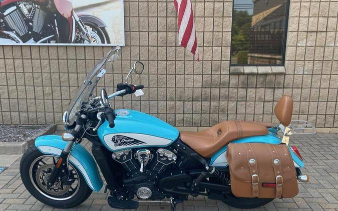 2021 Indian Motorcycle® Scout® ABS Icon Arizona Turquoise/Pearl White