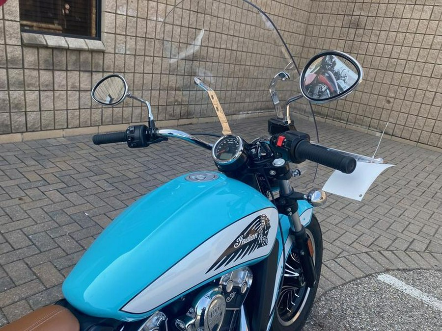 2021 Indian Motorcycle® Scout® ABS Icon Arizona Turquoise/Pearl White