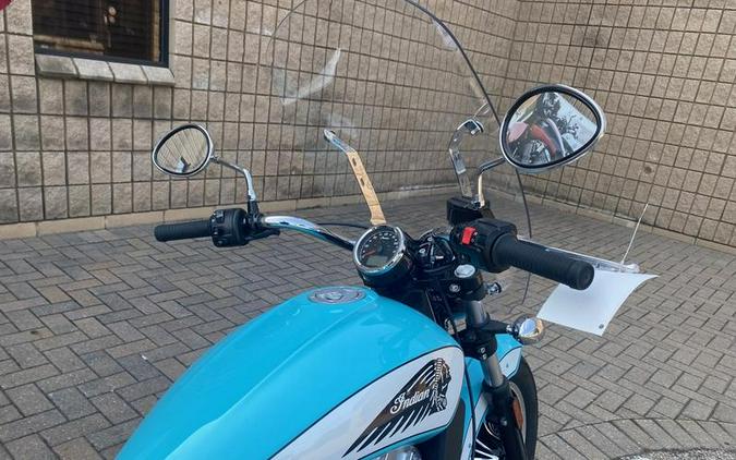 2021 Indian Motorcycle® Scout® ABS Icon Arizona Turquoise/Pearl White