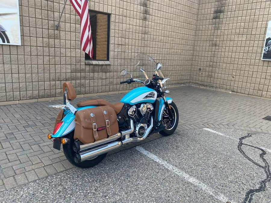 2021 Indian Motorcycle® Scout® ABS Icon Arizona Turquoise/Pearl White