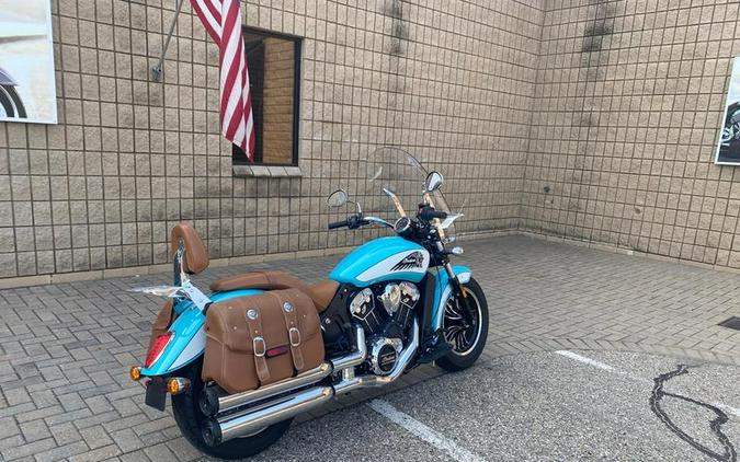 2021 Indian Motorcycle® Scout® ABS Icon Arizona Turquoise/Pearl White