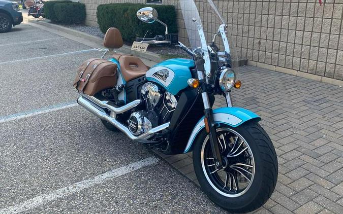 2021 Indian Motorcycle® Scout® ABS Icon Arizona Turquoise/Pearl White