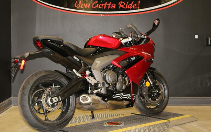 2025 Triumph Daytona 660 Carnival Red/Sapphire Black 660