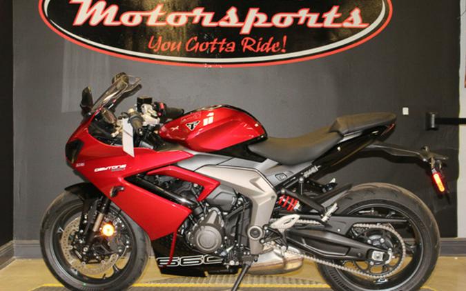 2025 Triumph Daytona 660 Carnival Red/Sapphire Black 660