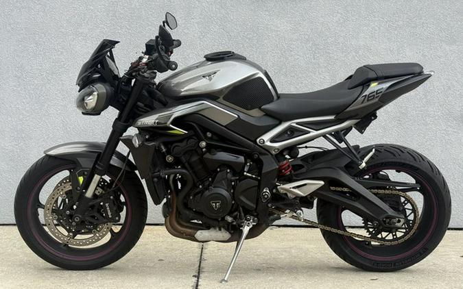 2024 Triumph Street Triple 765 R Silver Ice