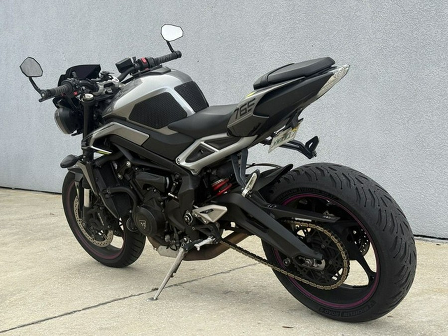 2024 Triumph Street Triple 765 R Silver Ice