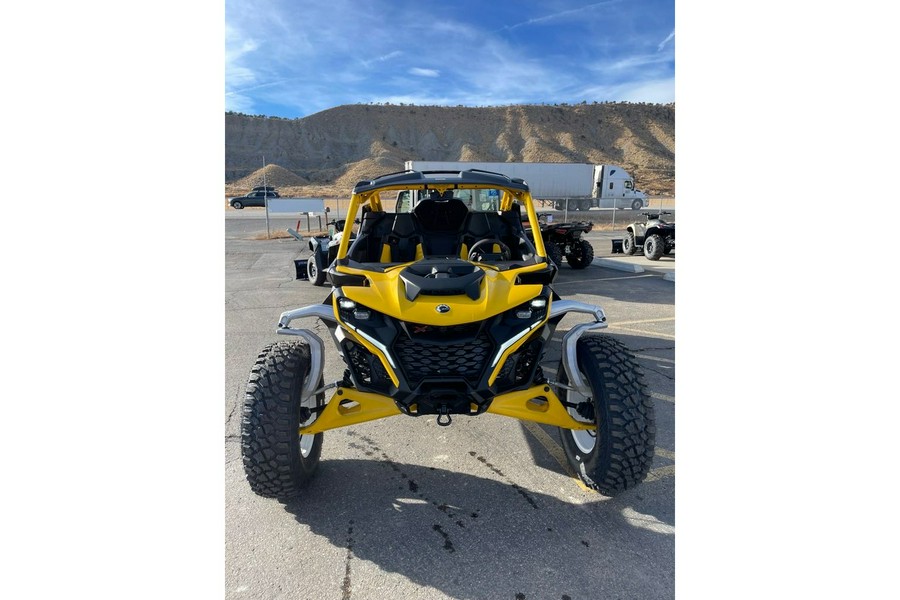 2024 Can-Am Maverick R X RS With Smart-Shox Black & Yellow