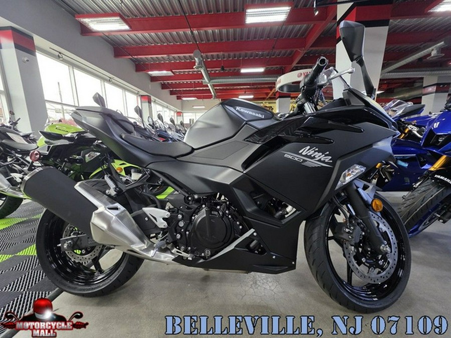 2026 Kawasaki Ninja 500 ABS Metallic Flat Spark Black