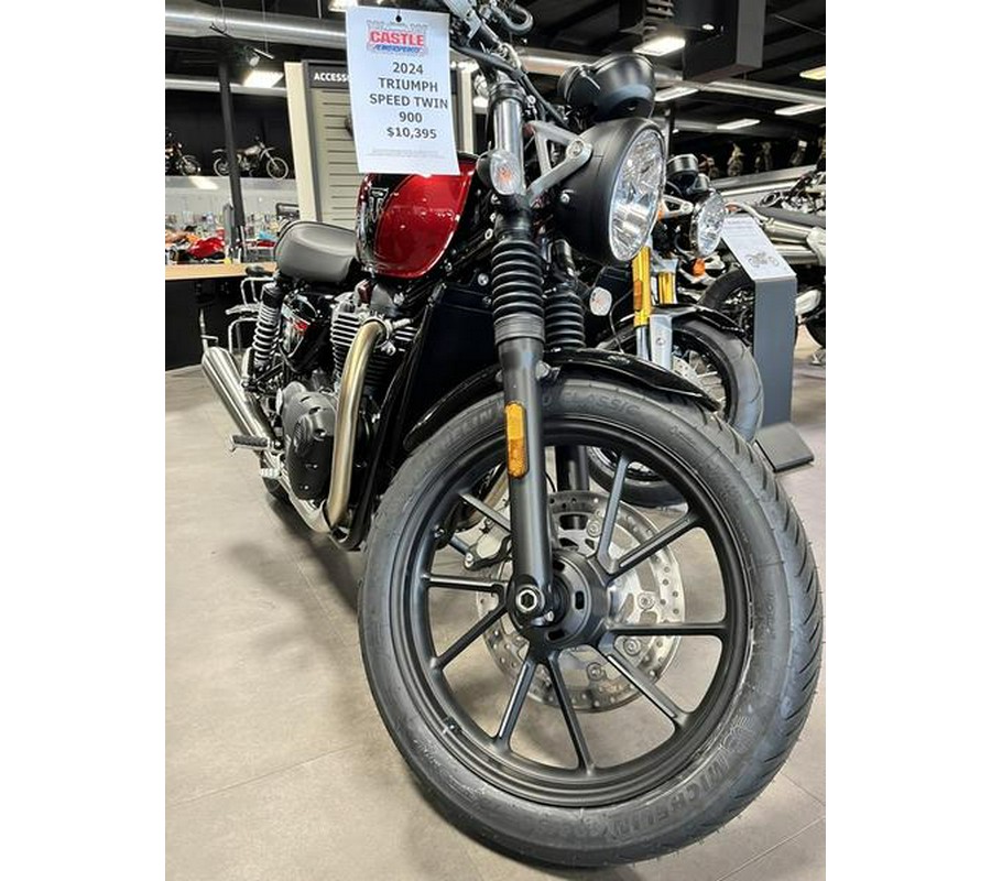 2024 Triumph Speed Twin 900 Carnival Red/Phantom Black