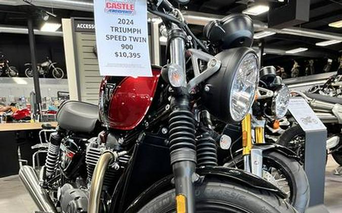 2024 Triumph Speed Twin 900 Carnival Red/Phantom Black